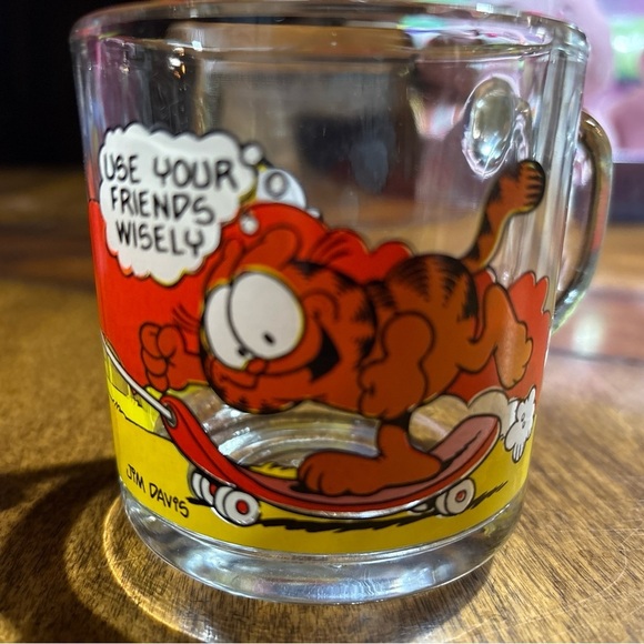 McDonald's Other - Two 1978 McDonald’s Garfield Glasses Mugs